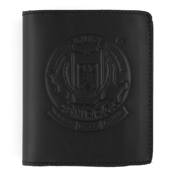Portofel negru DGR 8 cu insigna SNPPC pentru CEI
