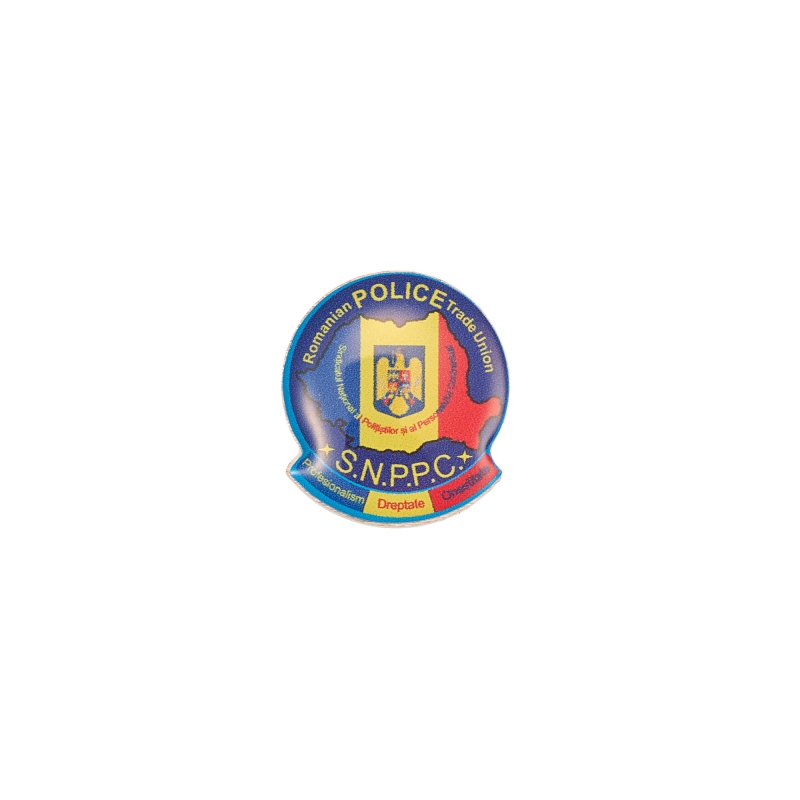Insigna, Pin metal cu rasina SNPPC