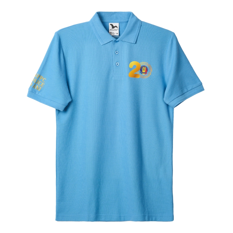 Tricou Pique Polo barbati albastru azuriu