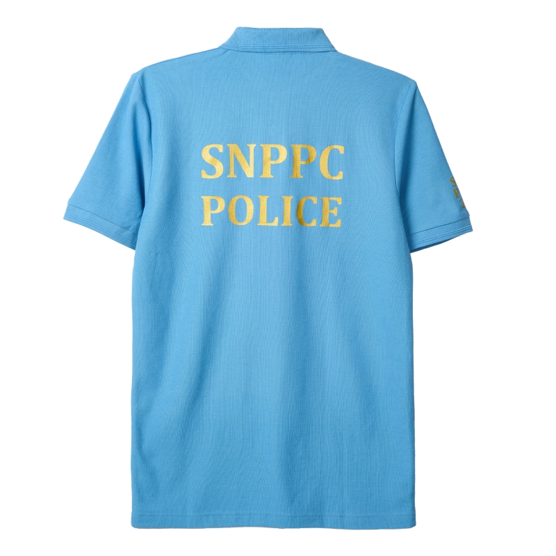 Tricou Pique Polo barbati albastru azuriu