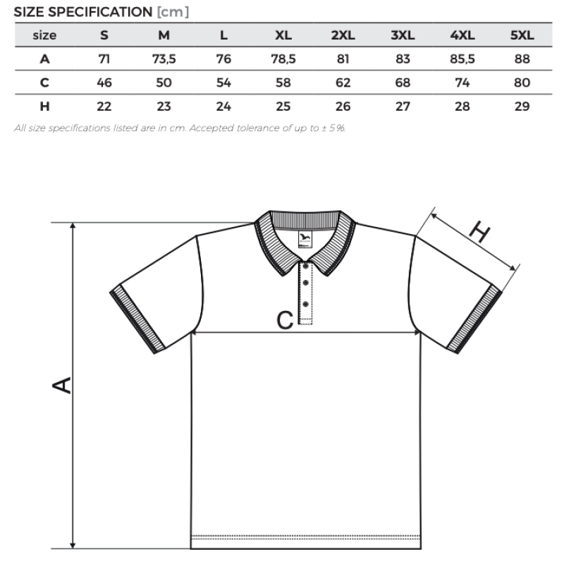 Tricou Pique Polo barbati albastru azuriu