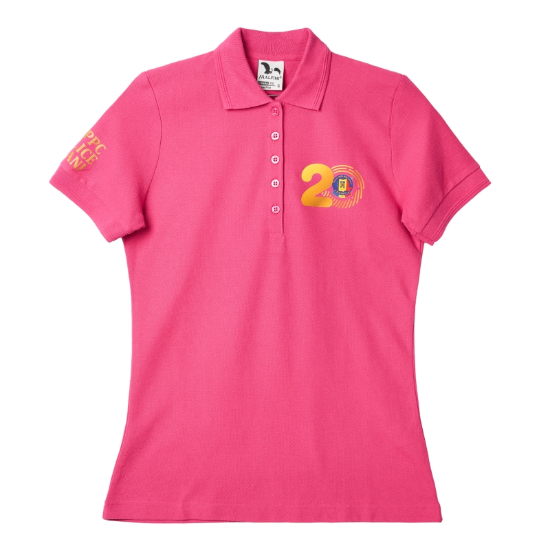 Tricou Pique Polo dama purpuriu