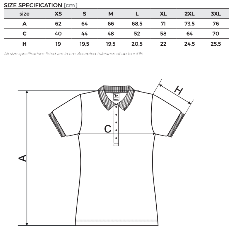 Tricou Pique Polo dama purpuriu