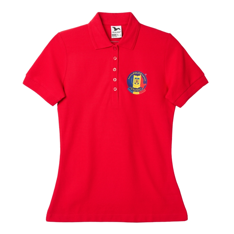 Tricou Pique Polo dama rosu